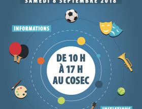 Affiche Rentrée des associations Bayeux 2018