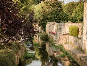 Bords de l'Aure à Bayeux