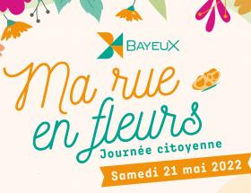 Visuel ma rue en fleurs à Bayeux