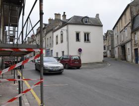 Travaux rue Saint-Jean à Bayeux