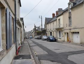 Travaux rue Saint-Jean à Bayeux