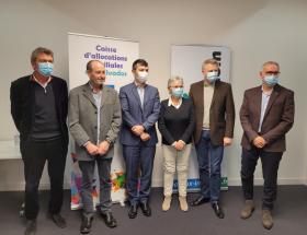 Signature d'une convention avec la CAF
