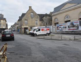Travaux rue Saint-Jean à Bayeux