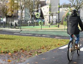 Les jeunes de l'IME L'Espoir sur le complexe de loisirs à Bayeux