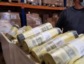 Distribution de sacs par Collectéa et la Ville de Bayeux
