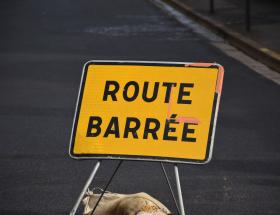 Panneau travaux