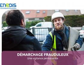 Démarchage frauduleux © Enedis