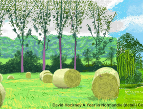 A Year in Normandie (détail) Composite Ipad painting © David Hockney