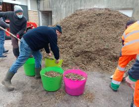 Le broyat de sapin distribué aux habitants à Bayeux