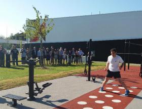 Inauguration de l'aire de fitness le 9 juillet 2019 à Bayeux