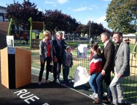 Inauguration du complexe de loisirs de la Vallée des Prés à Bayeux