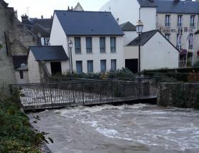 Inondations à Bayeux en novembre 2019