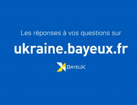 Visuel solidarité Ukraine à Bayeux