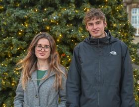 Maïa et Jannis, volontaires européens en 2023/2024 à Bayeux