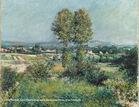 Paysage à Argenteuil de Gustave Caillebotte