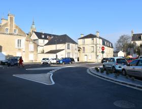 La place aux Bois à Bayeux après travaux