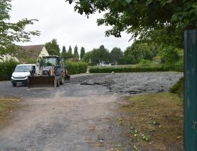 Travaux impasse de l'usine à gaz à Bayeux