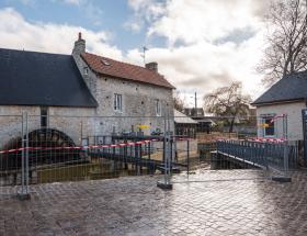 Travaux Moulin Coisel à Bayeux en janvier 2026