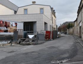 Travaux rue aux Coqs à Bayeux