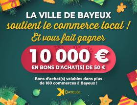 Jeu concours Bayeux soutient le commerce local