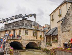 Bayeux, travaux ouvrages de l'Aure