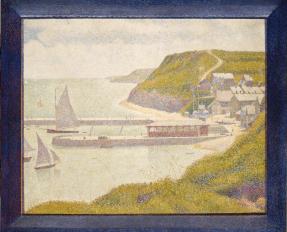 Georges Seurat, Port-en-Bessin, avant-port, marée haute, 1888, huile sur toile ©