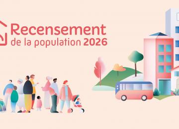 Visuel officiel recensement 2026 Visuel officiel recensement 2026