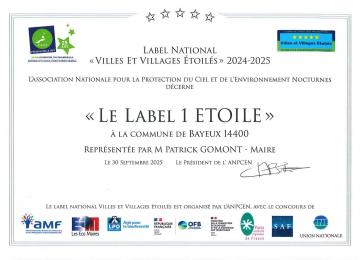 Label VVE Bayeux Label VVE Bayeux