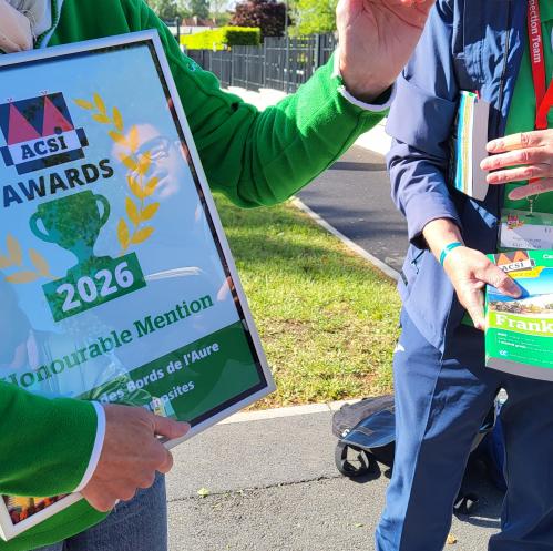 Le camping municipal des Bords de l'Aure distingué par les ACSI Awards à Bayeux