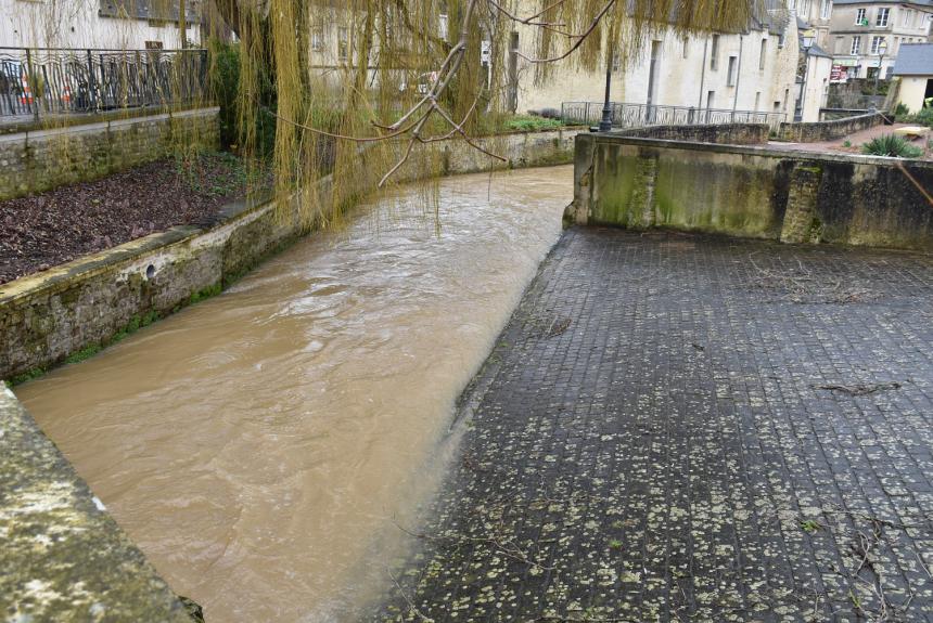 Montée de l'Aure à Bayeux