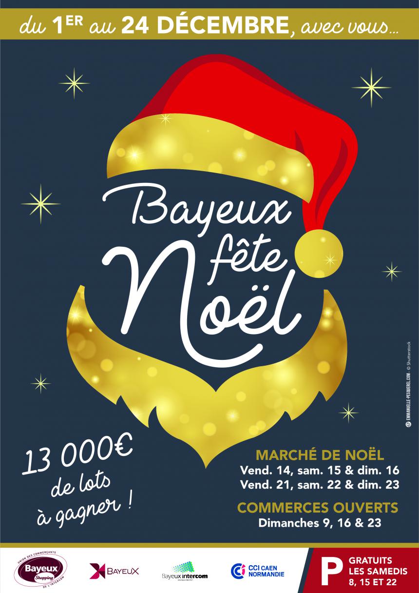 Affiche de Bayeux fête Noël 2018 Affiche de Bayeux fête Noël 2018
