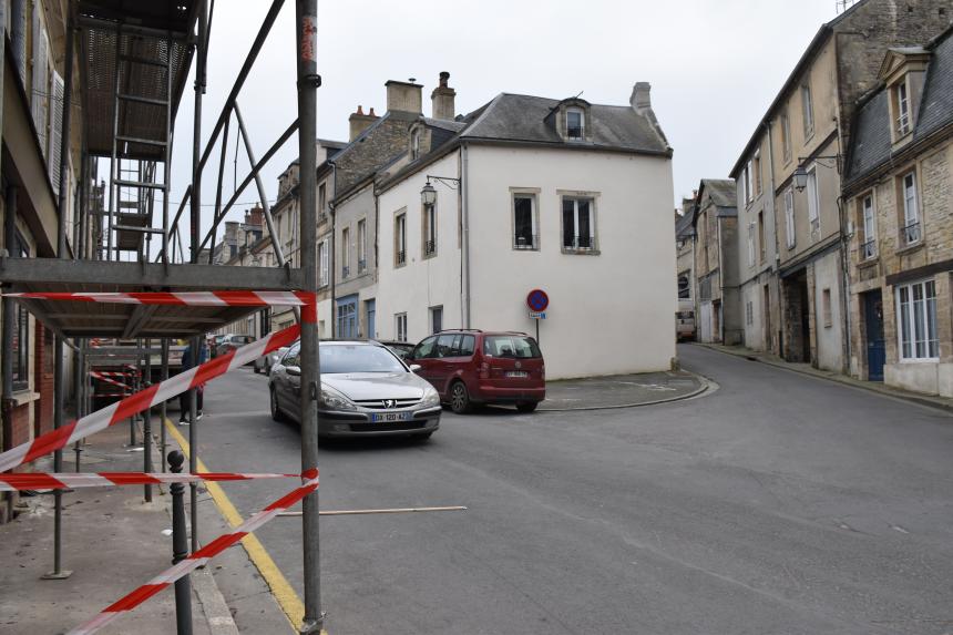 Travaux rue Saint-Jean à Bayeux