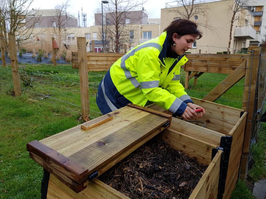 Compostage dans le quartier Saint-Jean à Bayeux