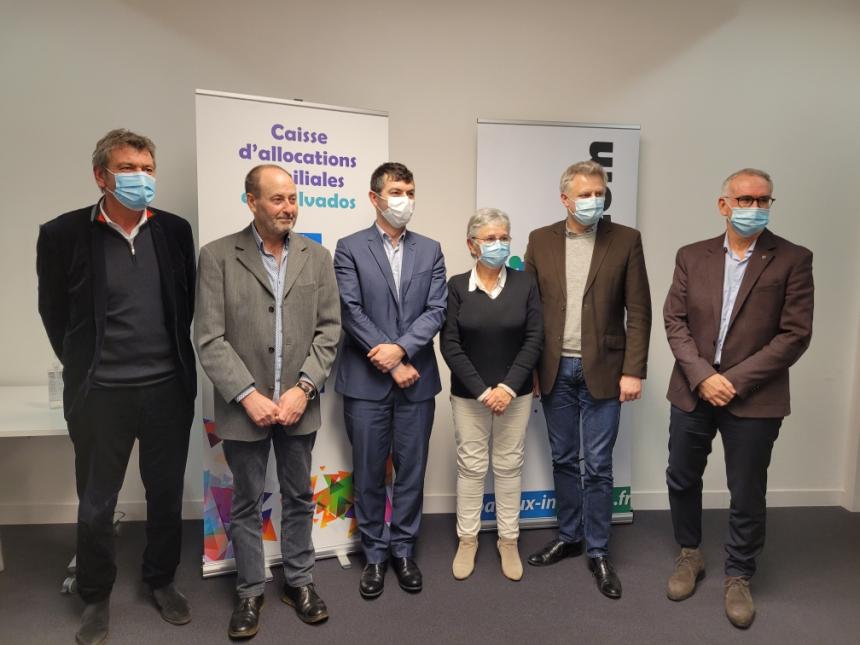 Signature d'une convention avec la CAF
