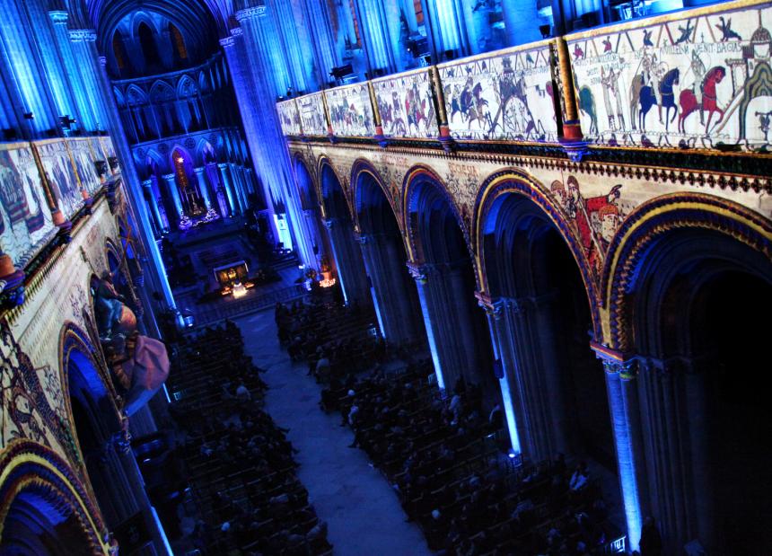 Spectacle La Cathédrale de Guillaume à Bayeux © G WAIT OTBI