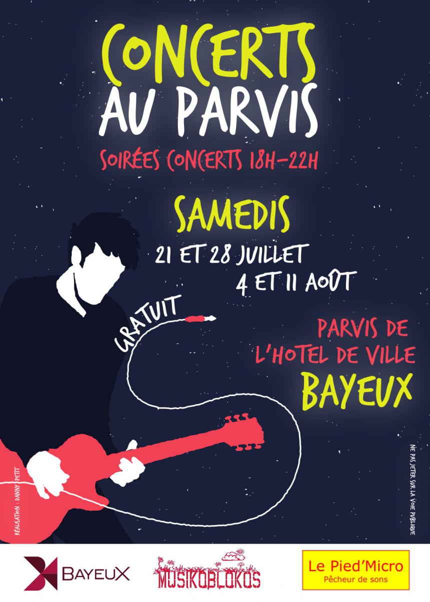 Visuel Concerts au parvis Bayeux