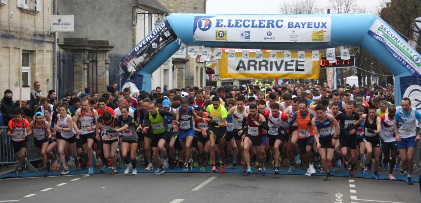 Départ des Foulées de Bayeux 2018