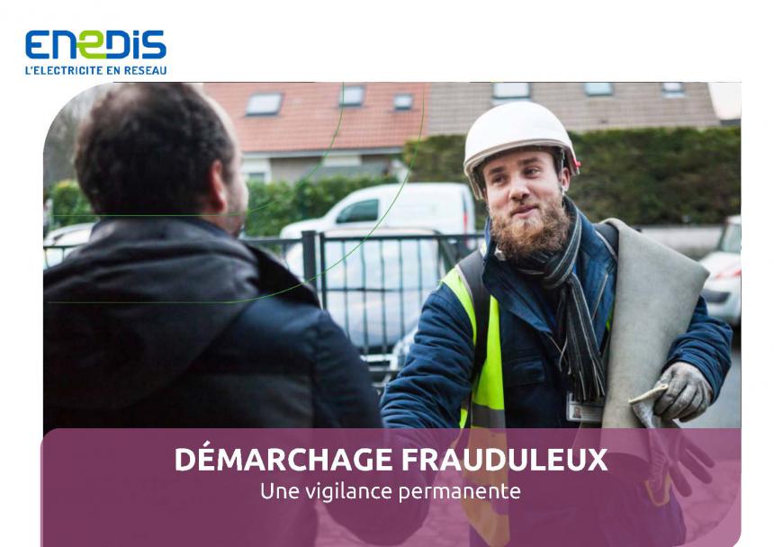 Démarchage frauduleux © Enedis