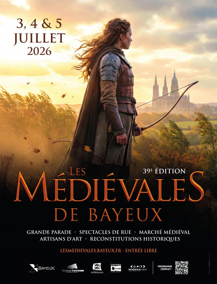 Affiche Médiévales de Bayeux 2026 Affiche Médiévales de Bayeux 2026