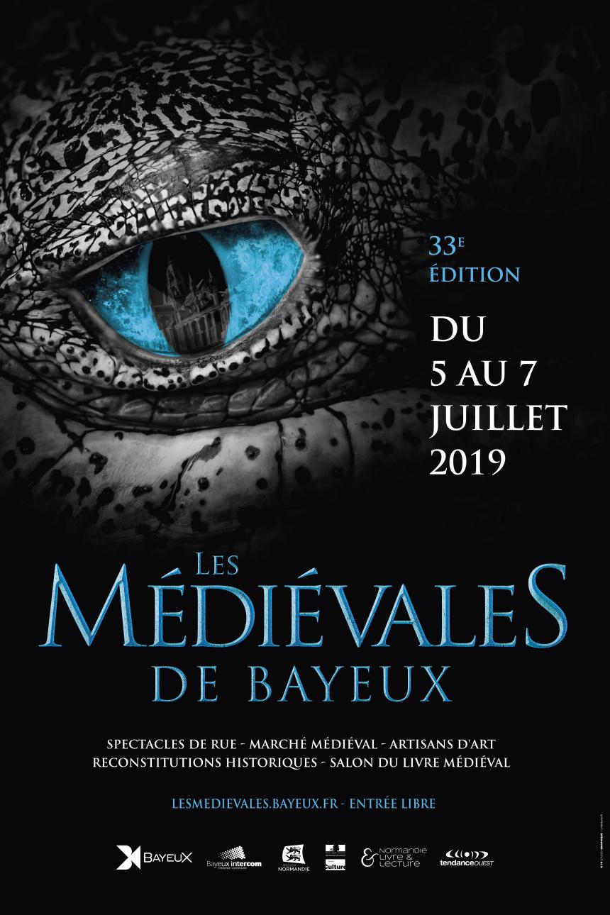 Affiche des 33es Médiévales de Bayeux