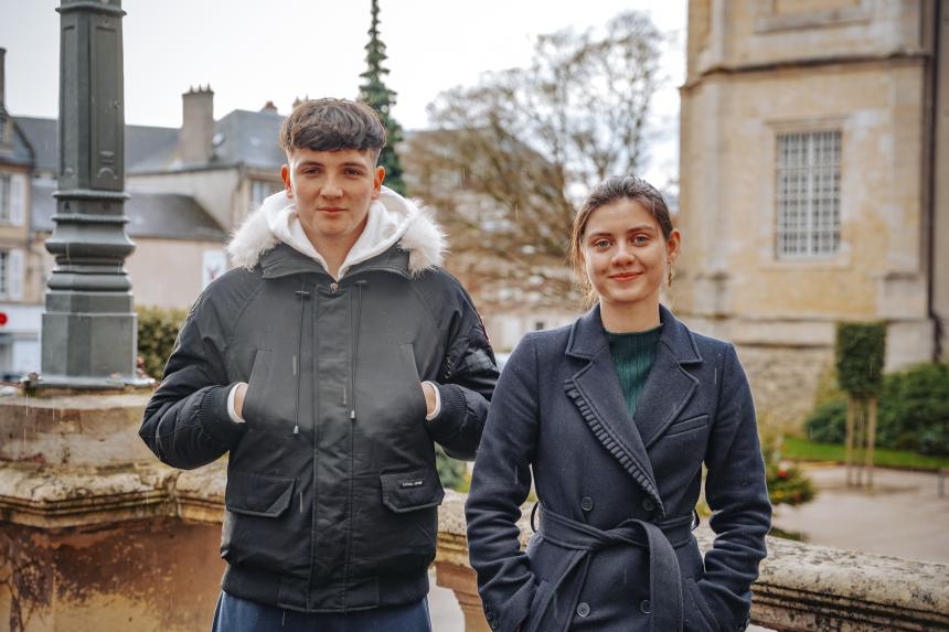 Gwyneth et Alberto font rayonner l'Europe à Bayeux Gwyneth et Alberto font rayonner l'Europe à Bayeux