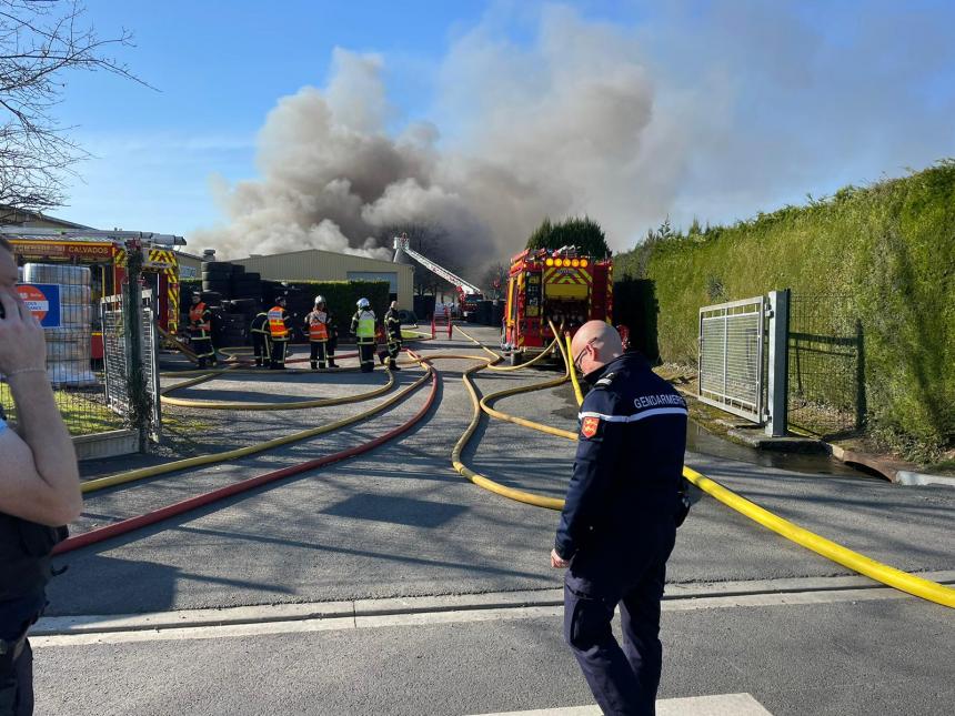 Incendie à Bayeux en février 2023