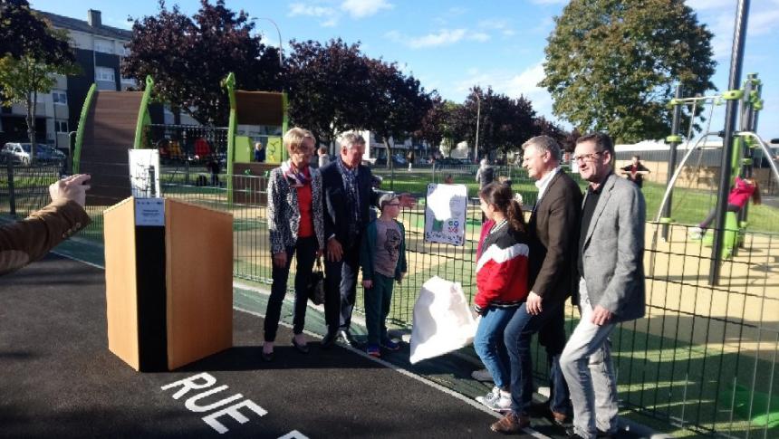 Inauguration du complexe de loisirs de la Vallée des Prés à Bayeux