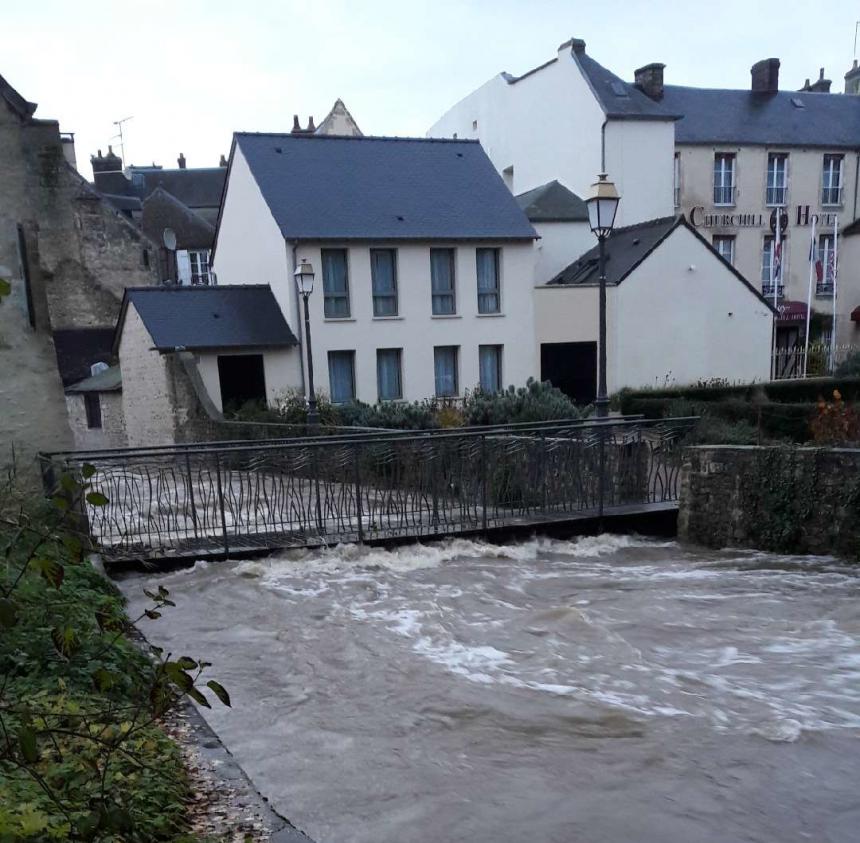 Inondations à Bayeux en novembre 2019 Inondations à Bayeux en novembre 2019