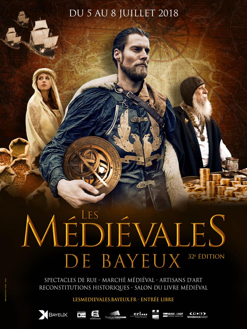 Affiche Médiévales de Bayeux 2018
