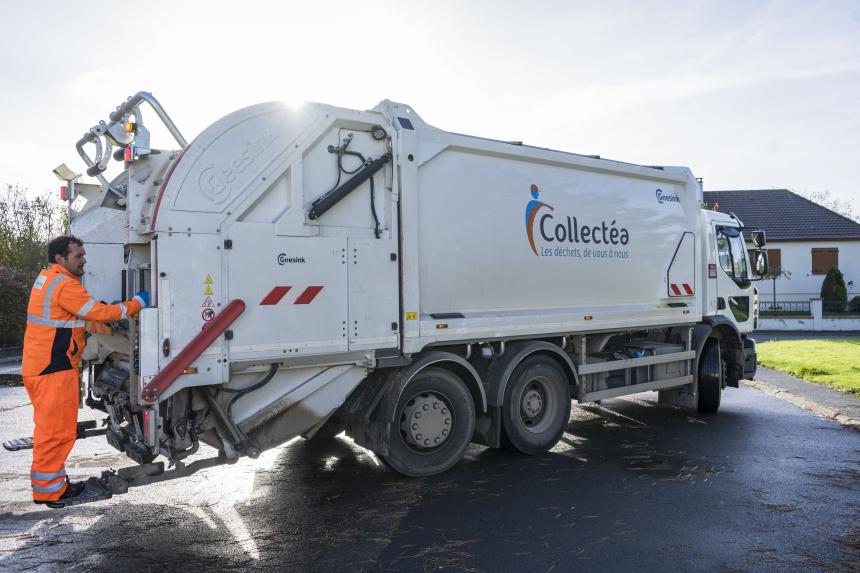 Ramassage des déchets par Collectéa à Bayeux