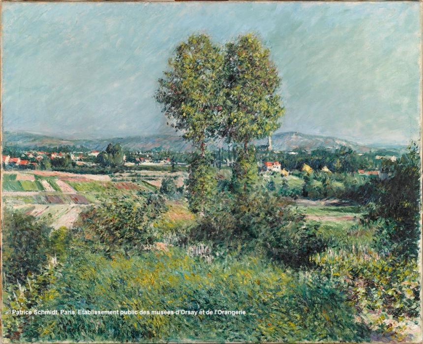 Paysage à Argenteuil de Gustave Caillebotte