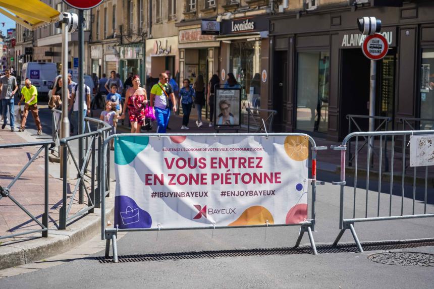 Piétonisation du centre-ville à Bayeux