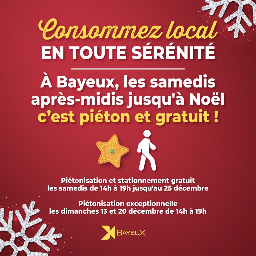 Piétonisation du centre-ville de Bayeux jusquà Noël