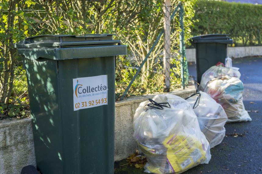 Poubelles à Bayeux